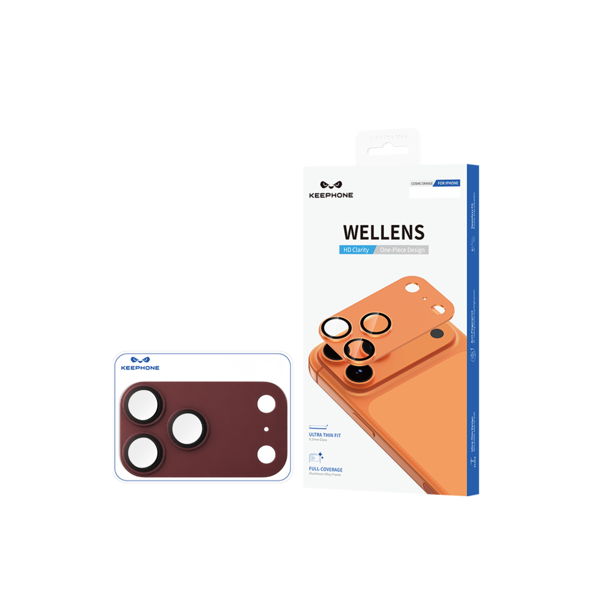 Keephone Apple iPhone 18 Pro Max Wellens Kamera Lens Koruyucu
